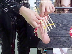Asian Lesbian Foot Torture