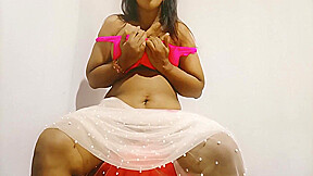 Asian Milf In Fingering Pussy So Hard By Jaanu Aunty