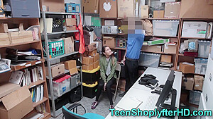Asian Shoplifter Fucked