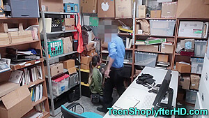 Asian Shoplifter Fucked