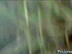 Asian Whore Peeing Park