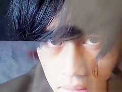Asian cutie toying and masturbating all alone