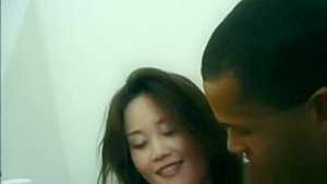 Asian first timer in retro porno