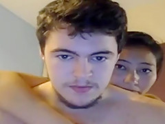 Asian girl taking dildo in ass on webcam - honeybunnies xyz