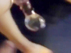 Asian girl taking dildo in ass on webcam - honeybunnies xyz