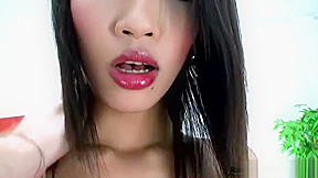 Asian ladyboy beauty handjobs tourists dick on camera in POV