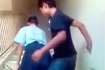 Asian student 18+ Doggystyle Quickie