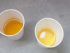 Asian teen 18+ collecting pee