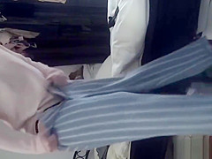 Asian teen 18+ collecting pee