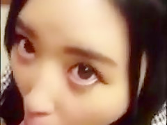 Asian teen 18+ snapchats herself sucking dick