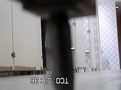 Asian women caught in public toilets