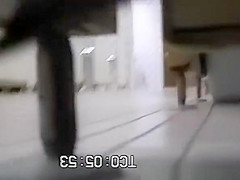 Asian women caught in public toilets