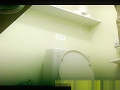 Asian women caught pissing in toilets
