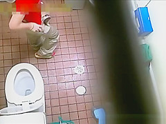 Asian women caught pissing in toilets