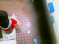 Asian women caught pissing in toilets