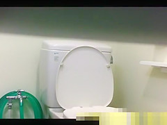 Asian women caught pissing in toilets