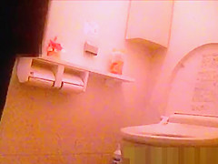 Asian women caught pissing in toilets