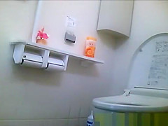 Asian women caught pissing in toilets