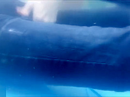 Asics and Jeans Wetlook Masturbation