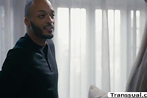 Aubrey Kate - Slut Ts Lets Her New Black Neighbor Fuck Het Ass