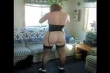 Australian Redhead testing sexy clothes