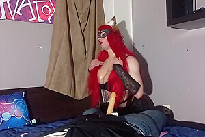 Ava Fox: Cosy Den - Its A Little Tight In My Den Tonight (fake Boobs & Dildo Play & Trans)