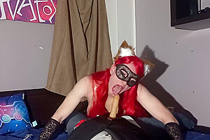 Ava Fox: Cosy Den - Its A Little Tight In My Den Tonight (fake Boobs & Dildo Play & Trans)