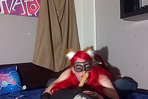 Ava Fox: Cosy Den - Its A Little Tight In My Den Tonight (fake Boobs & Dildo Play & Trans)