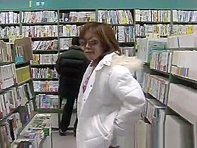 Aya in Blockbuster