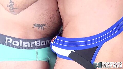 BAREBACKTHATHOLE Hunks Hugh Hunter And Alessio Romero Breed