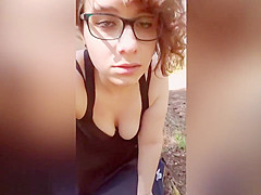 BBW Hikes and Fucks in Public and Walks back with CUM FACIAL! *Short*