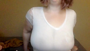 BBW panty flash play time