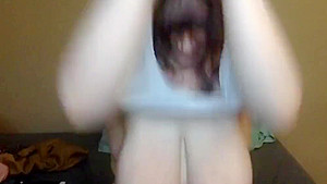 BBW panty flash play time