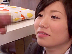 B3C1202-A female employee who has her pussy on the conference table