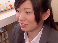 B3C1202-A female employee who has her pussy on the conference table