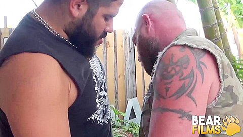 BEARFILMS Fat Bears Dalton Hawg And Lanz Adams Bareback