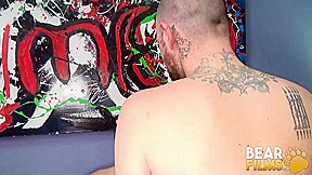 BEARFILMS Hairy Hunks Rogue Status And Teddy Torres Bareback