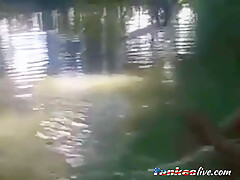Bangla Girl Rina Bathing In Pond