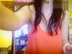 Bar girl bottle play