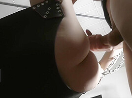Bareback Assfuck In Sling (shemale Domme Uses Her Sub)