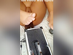Bbc4thatass - Huge Anal Dildo Machine Fuck And Squ