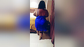 Bbw Chubby - Slide Clips Of India Bhabhi In Blue Lingerie Showing Boobs Big Ass