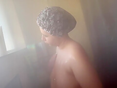 Bbw Taking A Shower