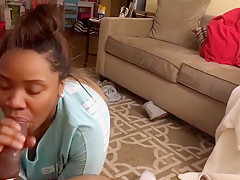 Bbw with the nice mouth strokes