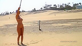 Beach Dunes With Naughty Lada