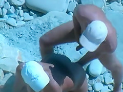 Beach - Fucking Doggy Style Couple