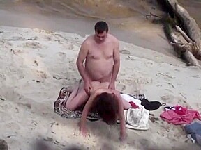 Bear fucks his wife on the beach