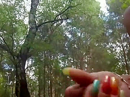 Beauteous female acting in a sperm shot porn movie