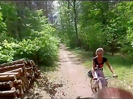 Beauteous female acting in a sperm shot porn movie