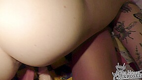 Beautiful Bleika in Overalls POV Lesbian strapon fun miss_pussycat